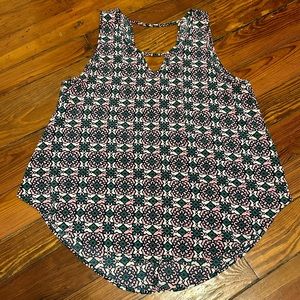 Lush Mosaic Print Tank